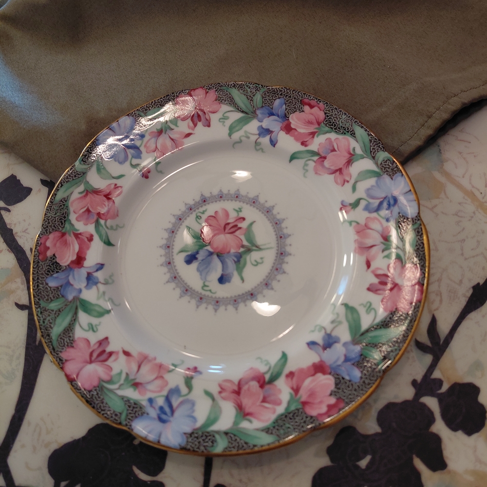 Floral Porcelain Plate